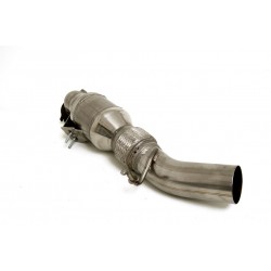 Piper exhaust Ford Fiesta MK7 ST180 Turbo downpipe with sports cat, Piper Exhaust, CAT89C